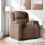 Fauteuil inclinable Marron Tissu