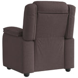 Fauteuil inclinable Marron foncé Tissu