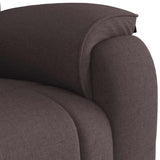 Fauteuil inclinable Marron foncé Tissu