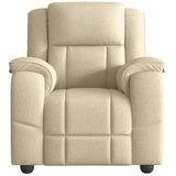 Fauteuil inclinable Crème Tissu