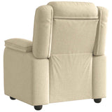 Fauteuil inclinable Crème Tissu