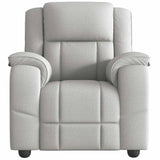 Fauteuil inclinable gris nuage tissu