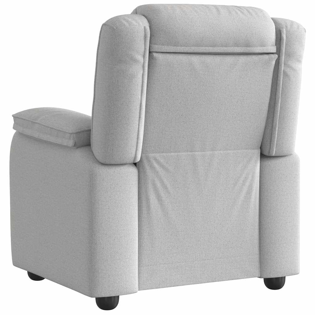 Fauteuil inclinable gris nuage tissu