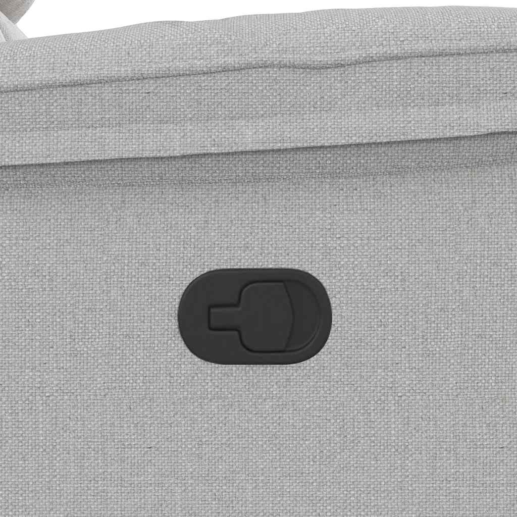 Fauteuil inclinable gris nuage tissu
