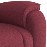 Fauteuil de massage inclinable Rouge bordeaux Tissu