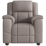 Fauteuil de massage inclinable Taupe Tissu