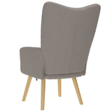 Chaise de relaxation Taupe Tissu