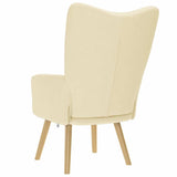 Chaise de relaxation Crème Tissu