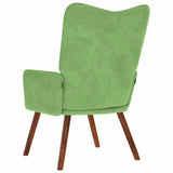 Chaise de relaxation Vert clair Velours