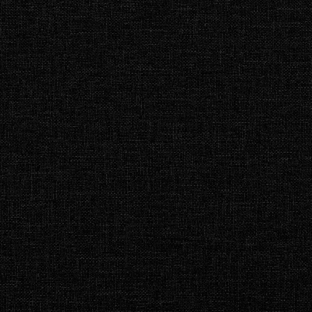 Fauteuil noir 74x84x100 cm tissu