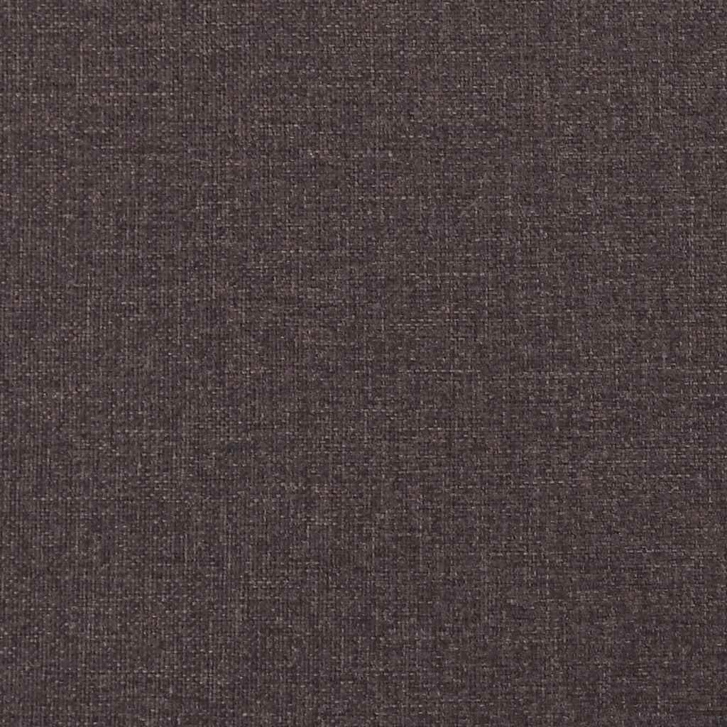 Fauteuil marron foncé 74x84x100 cm tissu