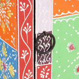 Commode Multicolore 30 x 30 x 90 cm Bois de manguier massif