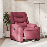 Fauteuil de massage inclinable électrique Rouge bordeaux Tissu