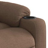 Fauteuil inclinable Marron Tissu