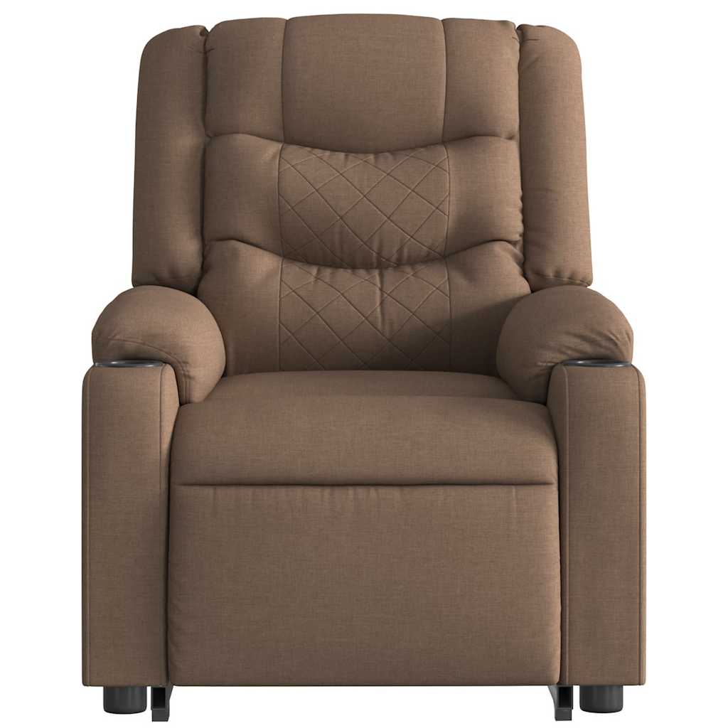 Fauteuil inclinable Marron Tissu