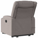 Fauteuil inclinable de massage Taupe Tissu