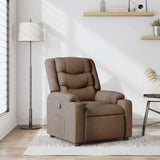 Fauteuil inclinable Marron Tissu