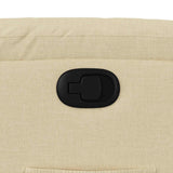 Fauteuil inclinable Crème Tissu