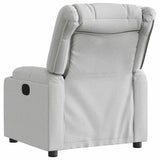 Fauteuil inclinable gris nuage tissu