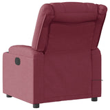 Fauteuil de massage inclinable Rouge bordeaux Tissu