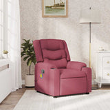 Fauteuil de massage inclinable Rouge bordeaux Tissu