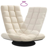Chaise de sol pivotante en lin 70x51x79 cm