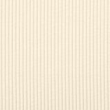 Canapé-chaise accoudoirs crème 54 cm tissu velours côtelé