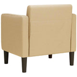 Canapé-chaise accoudoirs gris-vert 54 cm tissu velours côtelé