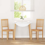 Chaises à manger 2 pcs bois massif caoutchouc