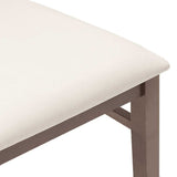 Chaises à manger coussins 2 pcs marron bois massif caoutchouc