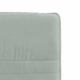 Chaises à manger lot de 2 Gris clair Velours