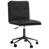 Chaises à manger lot de 2 noir similicuir