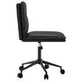 Chaises à manger lot de 2 noir similicuir