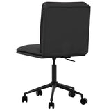 Chaises à manger lot de 2 noir similicuir