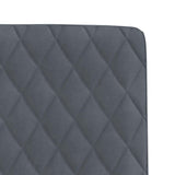 Chaises à manger lot de 6 gris foncé velours