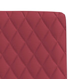 Chaises à manger lot de 6 rouge bordeaux similicuir