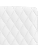 Chaises à manger lot de 6 blanc similicuir