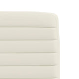 Chaises à manger lot de 6 crème velours