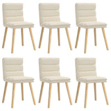 Chaises à manger lot de 6 Lin