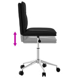 Chaises à manger lot de 4 noir similicuir