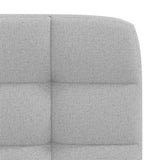 Chaises à manger lot de 2 gris nuage tissu