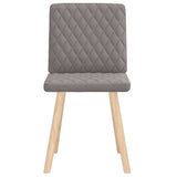 Chaises à manger lot de 2 taupe tissu