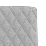 Chaises à manger lot de 2 gris nuage tissu