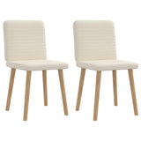 Chaises à manger lot de 2 Lin