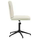 Chaise à manger Crème Velours