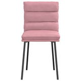 Chaises à manger lot de 2 Rose Velours
