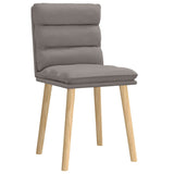 Chaises à manger lot de 2 taupe tissu