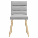 Chaises à manger lot de 2 gris nuage tissu