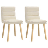 Chaises à manger lot de 2 Lin