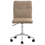 Chaise à manger cappuccino similicuir